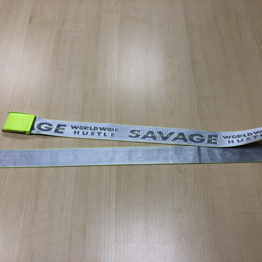 Savage Worldwide Hustle Print Belt S/M